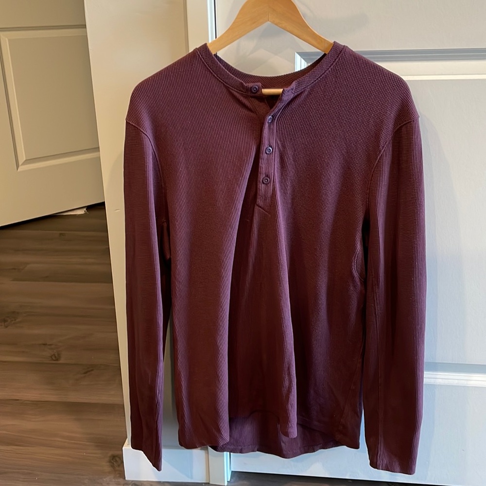 Lululemon Fundamental Long-sleeve Henley T-shirt